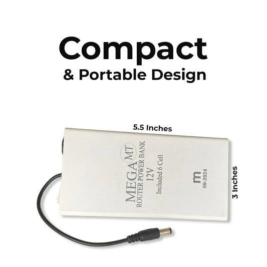 Wifi Router Power Bank - Backup Upto 12 Hours